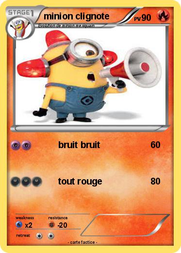 Pokemon minion clignote