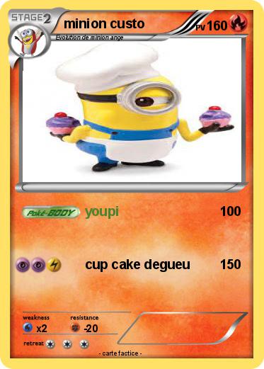 Pokemon minion custo