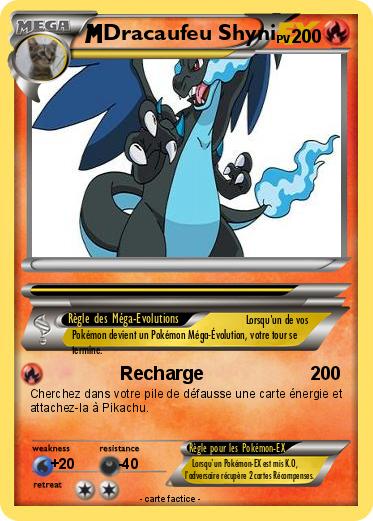 Pokemon Dracaufeu Shyni
