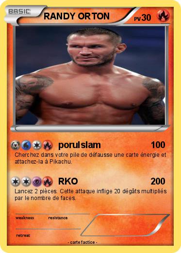 Pokemon RANDY ORTON