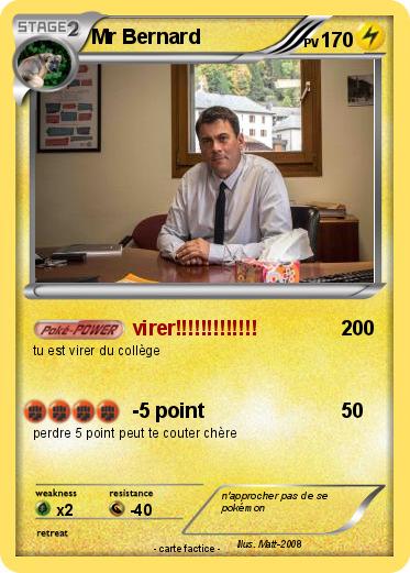 Pokemon Mr Bernard