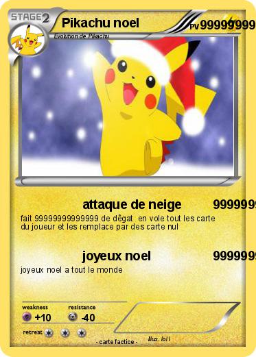 Pokemon Pikachu noel