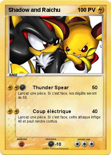 Pokemon Shadow and Raichu