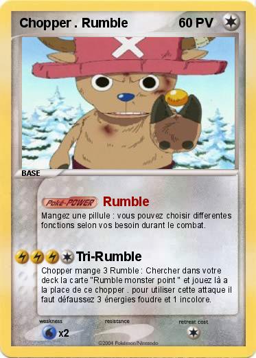 Pokemon Chopper . Rumble