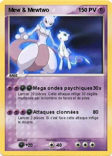 Pokemon Mew & Mewtwo