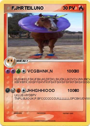 Pokemon     F,JHRTEILUNO 