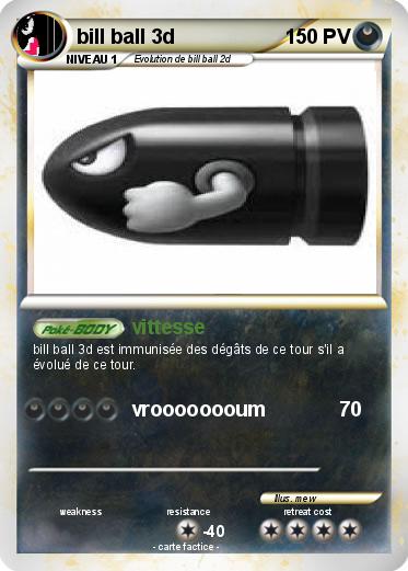 Pokemon bill ball 3d