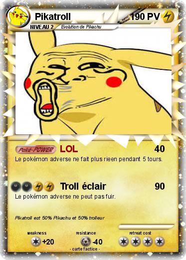 Pokemon Pikatroll