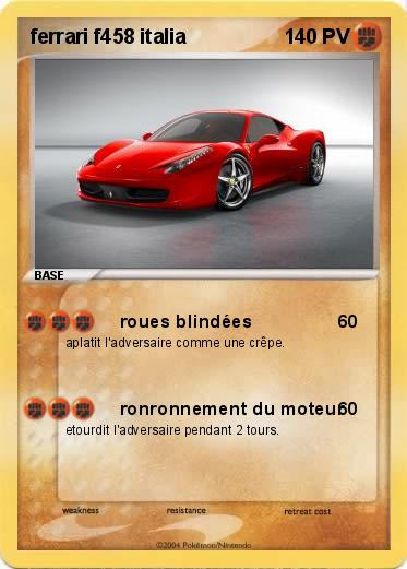 Pokemon ferrari f458 italia