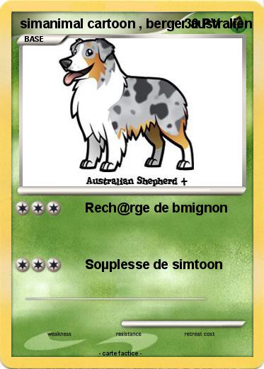 Pokemon simanimal cartoon , berger australien