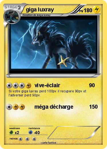 Pokemon giga luxray