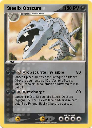 Pokemon Steelix Obscure