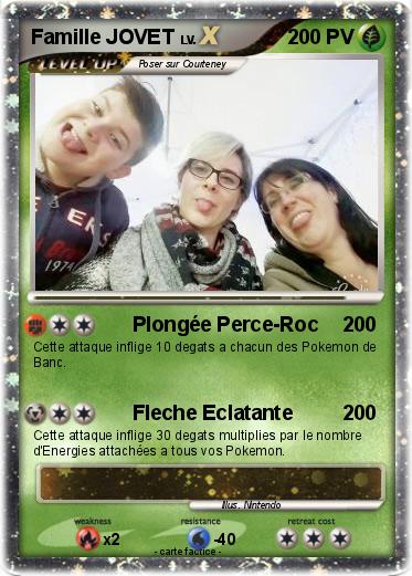 Pokemon Famille JOVET