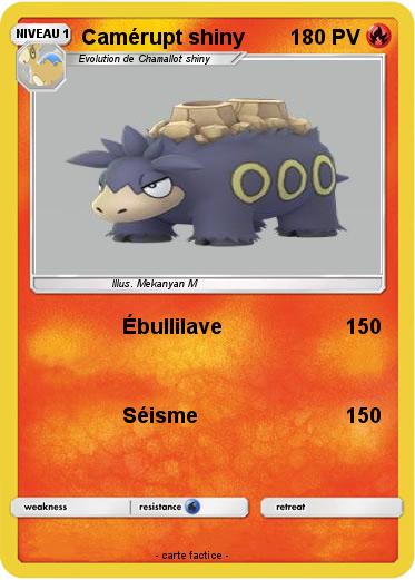 Pokemon Camérupt shiny