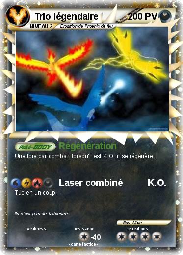 Pokemon Trio légendaire