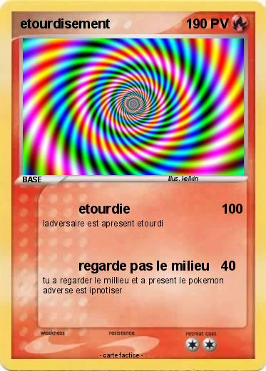 Pokemon etourdisement
