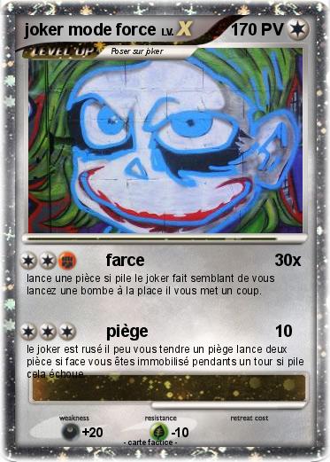 Pokemon joker mode force
