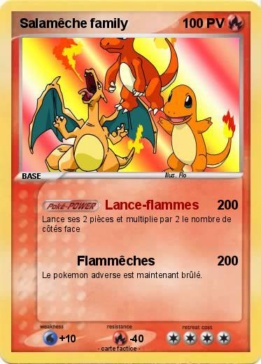 Pokemon Salamêche family