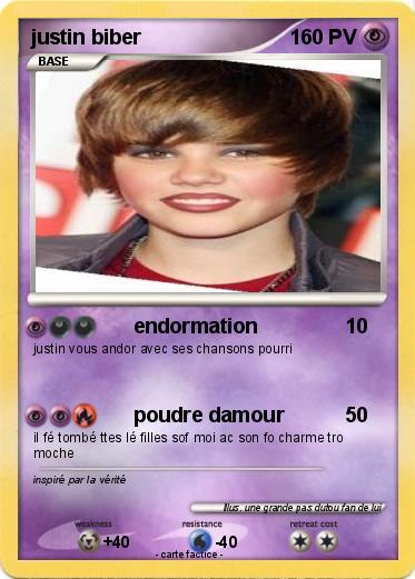 Pokemon justin biber