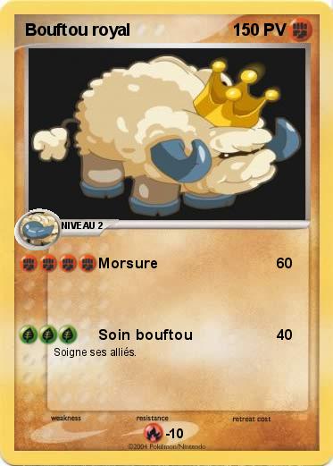 Pokemon Bouftou royal