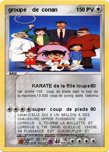 Pokemon groupe    de  conan   