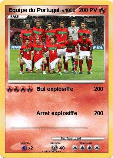 Pokemon Equipe du Portugal