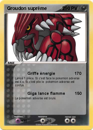 Pokemon Groudon suprême            2