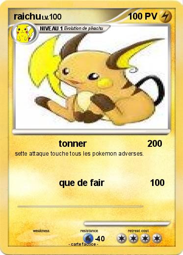 Pokemon raichu