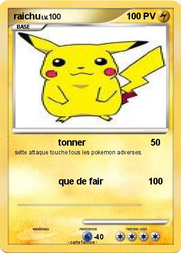 Pokemon raichu