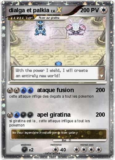 Pokemon dialga et palkia