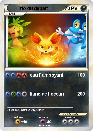 Pokemon Trio du depart