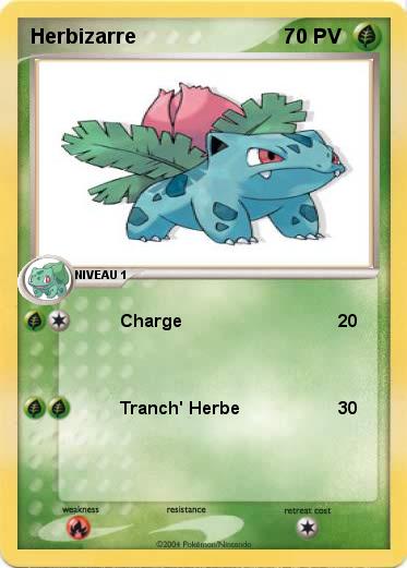 Pokemon Herbizarre