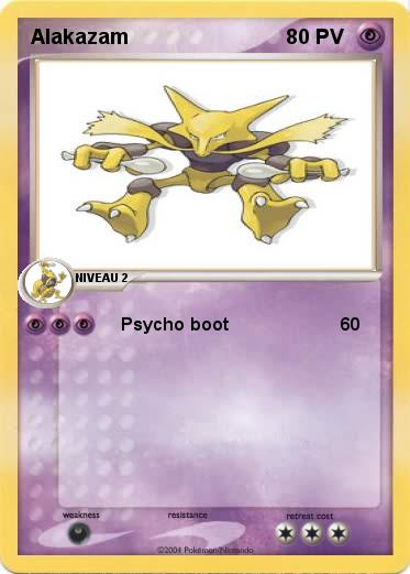 Pokemon Alakazam 