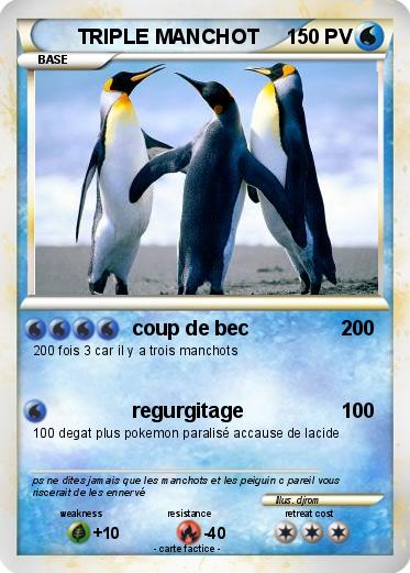 Pokemon TRIPLE MANCHOT