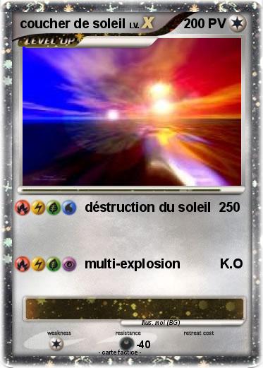 Pokemon coucher de soleil