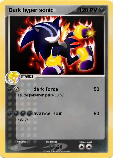 Pokemon Dark hyper sonic