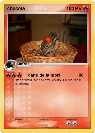 Pokemon chocola