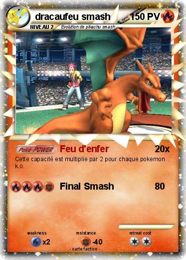 Pokemon dracaufeu smash