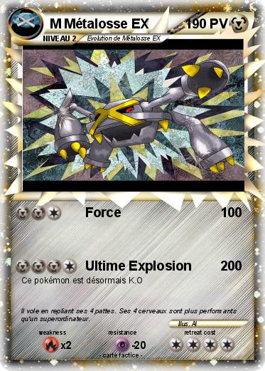 Pokemon M Métalosse EX