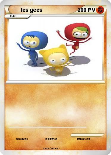 Pokemon les gees
