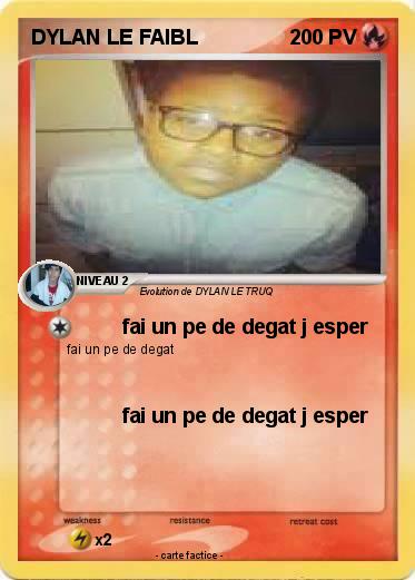 Pokemon DYLAN LE FAIBL