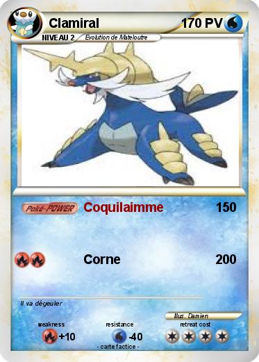Pokemon Clamiral
