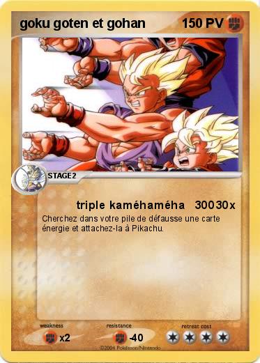 Pokemon goku goten et gohan