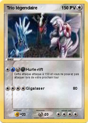 Pokemon Trio légendaire