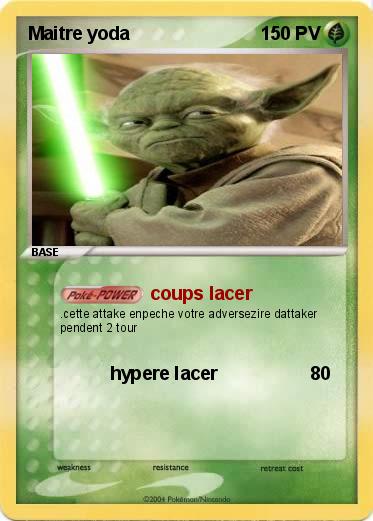 Pokemon Maitre yoda