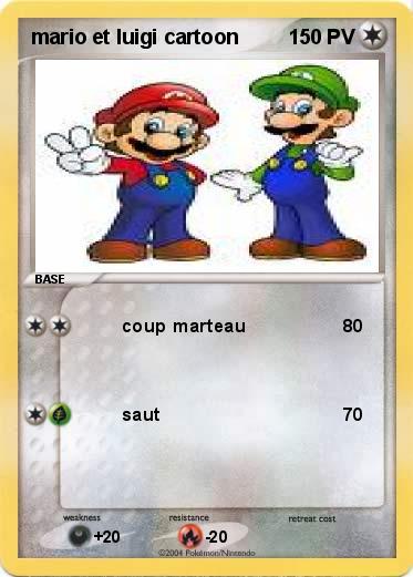 Pokemon mario et luigi cartoon