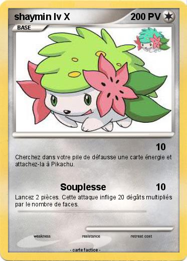 Pokemon shaymin lv X