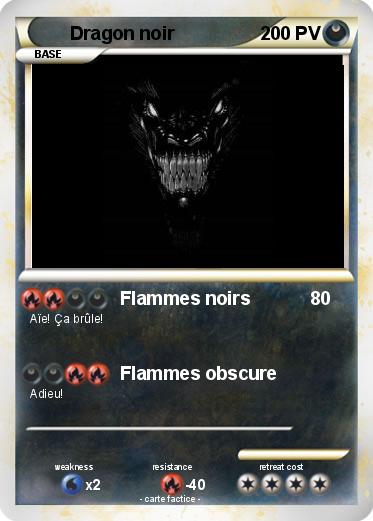 Pokemon Dragon noir