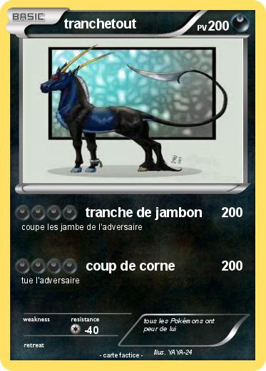 Pokemon tranchetout