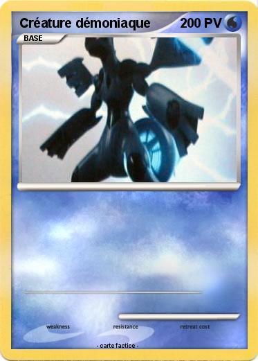 Pokemon Créature démoniaque
